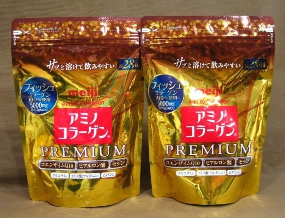 meiji アミノコラーゲン プレミアム 28日分 2袋 サプリメント 買取 千葉県 柏市