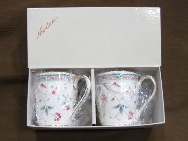 Noritake ノリタケ 花更紗 ペア マグカップ 高級食器 買取 千葉県 流山市