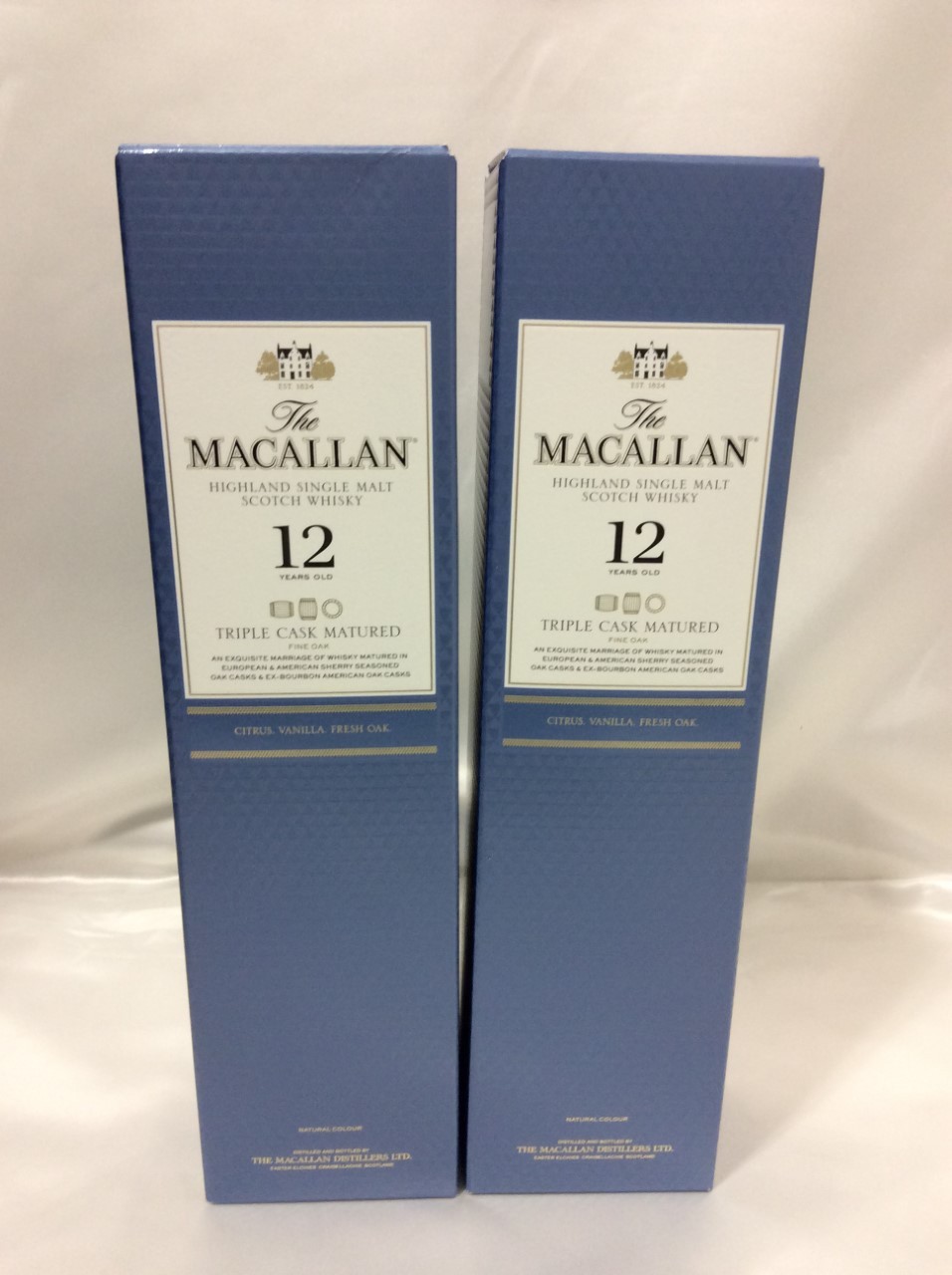 マッカラン トリプルカスク 12年 700ml ウイスキー 2本 高く お酒 買取 千葉県 松戸市