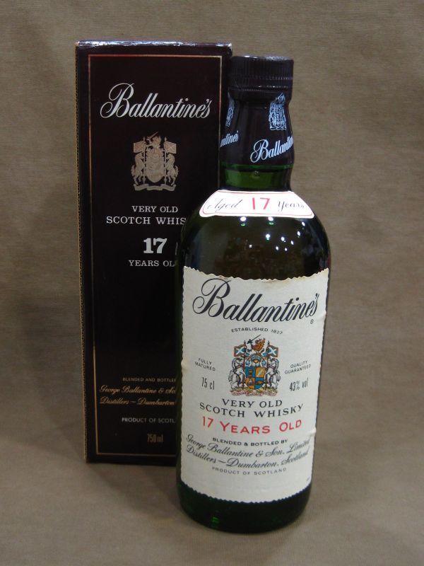Ballantine’s バランタイン 17年 スコッチ ウイスキー 高く お酒 買取 千葉県松戸市
