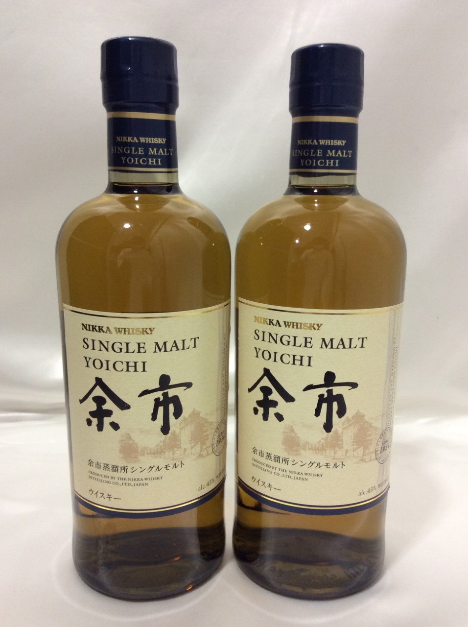 ニッカ シングルモルト 余市 ウイスキー 700ml 2本 高く お酒 古酒 買取 茨城県 守谷市