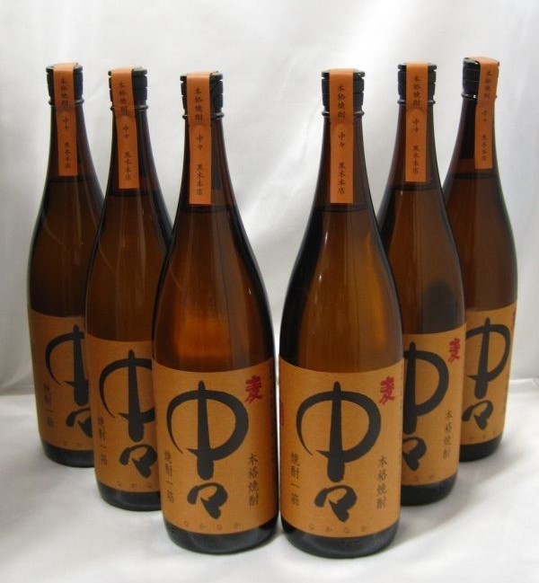 本格焼酎 麦焼酎 中々 1800ml 6本 高く お酒 古酒 買取 千葉県 松戸市