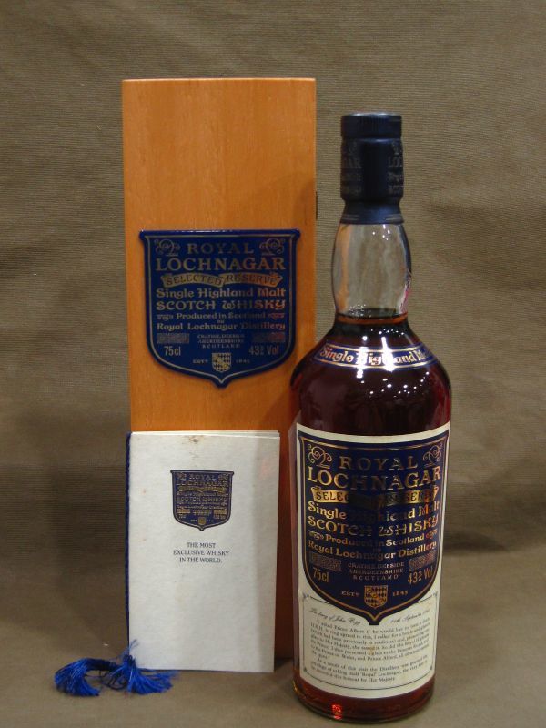 ロイヤル ロッホナガー 1845 SELECTED RESERVE ウイスキー 買取 千葉県 松戸市