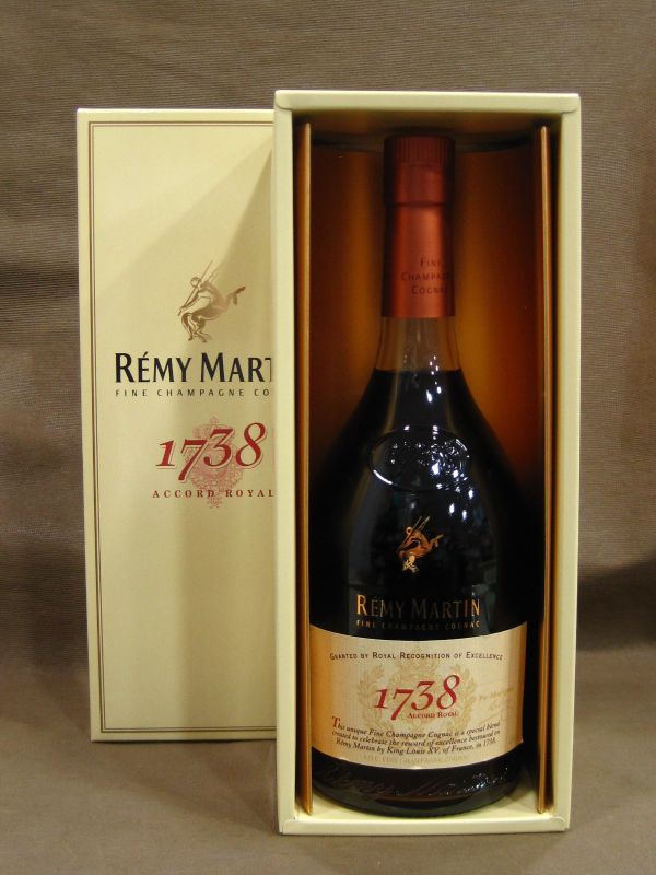 REMY MARTIN レミーマルタン 1738 ブランデー 高く お酒 古酒 買取 千葉県 流山市