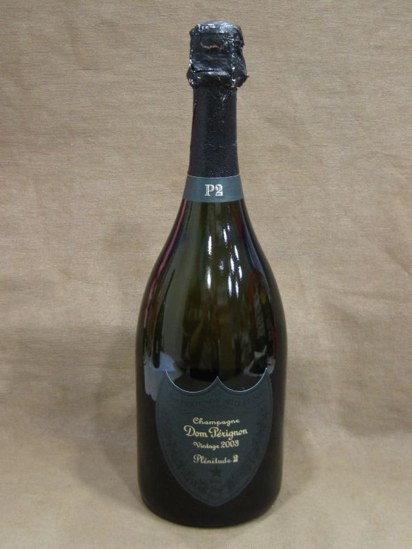 ドンペリ ヴィンテージ2003 プレニチュード P2 シャンパン 高く お酒 古酒 買取 千葉市川市