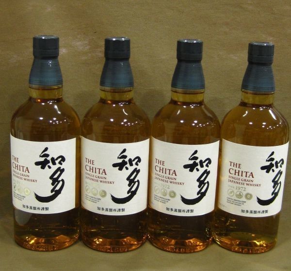 SUNTORY サントリー ウイスキー 知多 4本 高く お酒 古酒 洋酒 買取 茨城県 龍ヶ崎市