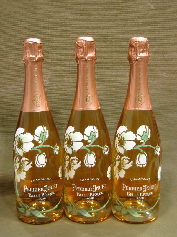 ペリエ ジュエ ベル エポック ロゼ 2012 シャンパン 3本 お酒 古酒 買取 茨城県 つくば市