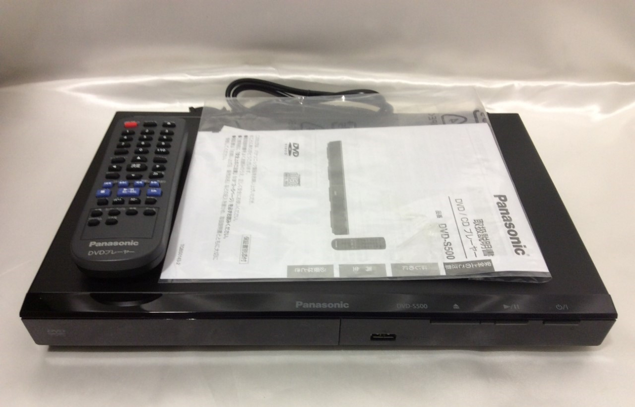 Panasonic パナソニック DVD CD プレーヤー DVD-S500 家電買取 千葉県 柏市