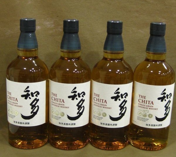 SUNTORY サントリー ウイスキー 知多 4本 高く お酒 古酒 買取 千葉県 松戸市