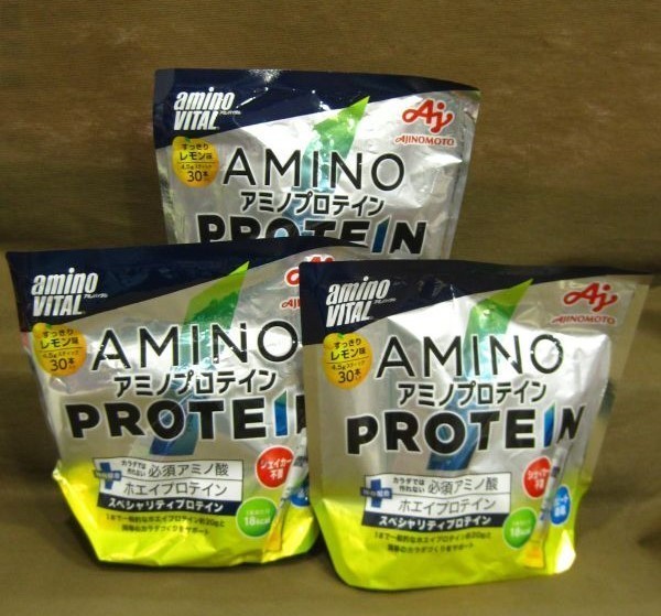 AJINOMOTO アミノプロテイン レモン味 30本入り 3袋 サプリメント 買取 千葉県 流山市