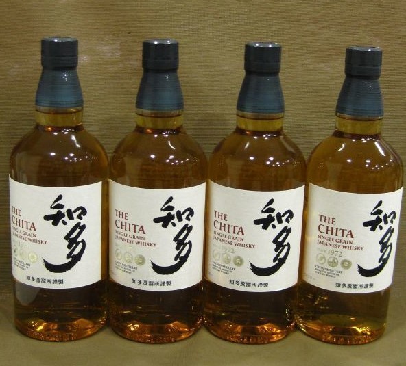 SUNTORY サントリー ウイスキー 知多 4本 高く お酒 古酒 買取 千葉県 松戸市