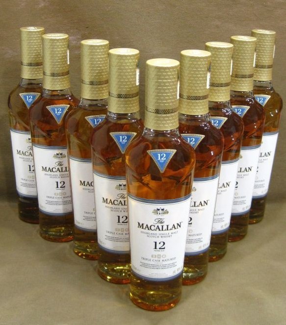 MACALLAN マッカラン 12年 トリプルカスク 350ml 9本 お酒買取 千葉県 野田市