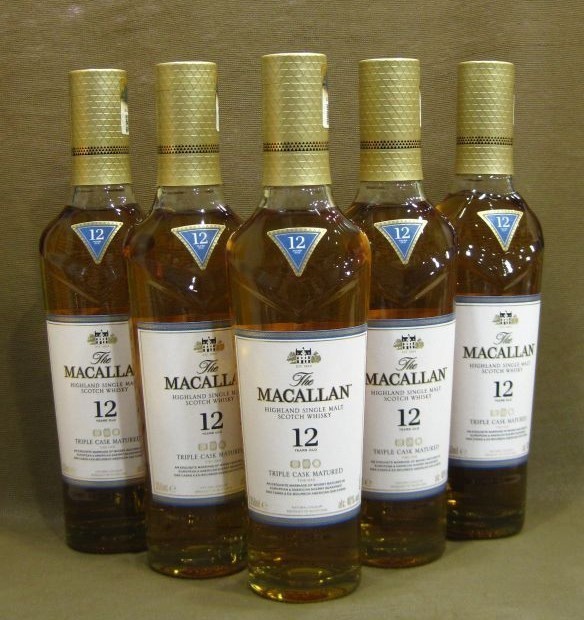 マッカラン 12年 トリプルカスク 350ml 5本 ウイスキー お酒買取 千葉県 松戸市