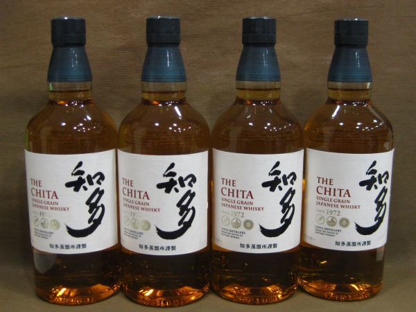 SUNTORY サントリー ウイスキー 知多 4本 高く お酒 古酒 買取 千葉県 流山市