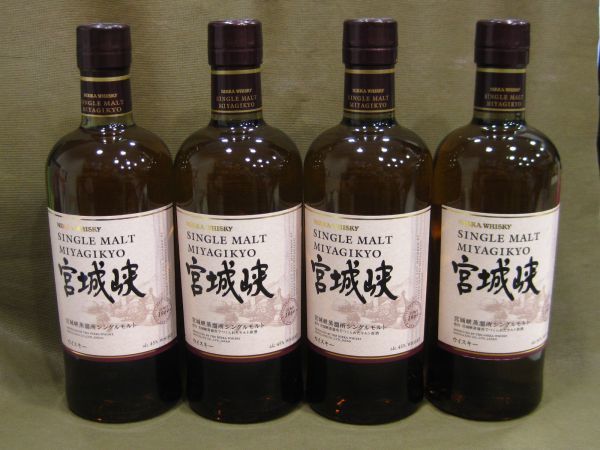 NIKKA 宮城峡 4本 ニッカ ウイスキー 高くお酒 古酒 買取 茨城県 取手市