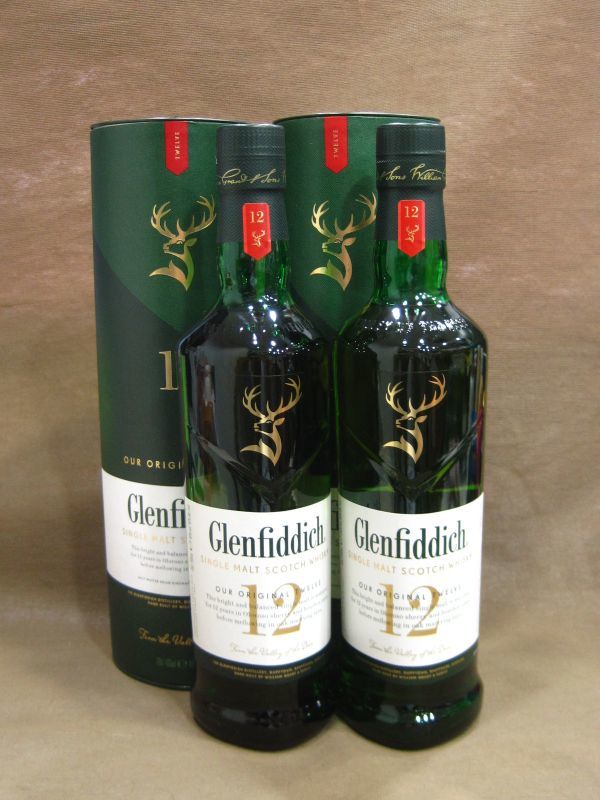 Glefiddich グレンフィディック 12年 ウイスキー 2本 高く お酒 買取 茨城県 守谷市