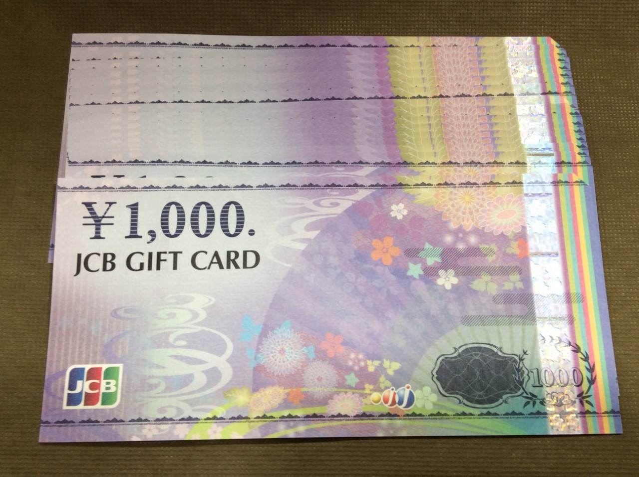 JCB ギフト券 1000円 16枚 16,000円分 額面の96％買取 千葉県 柏市
