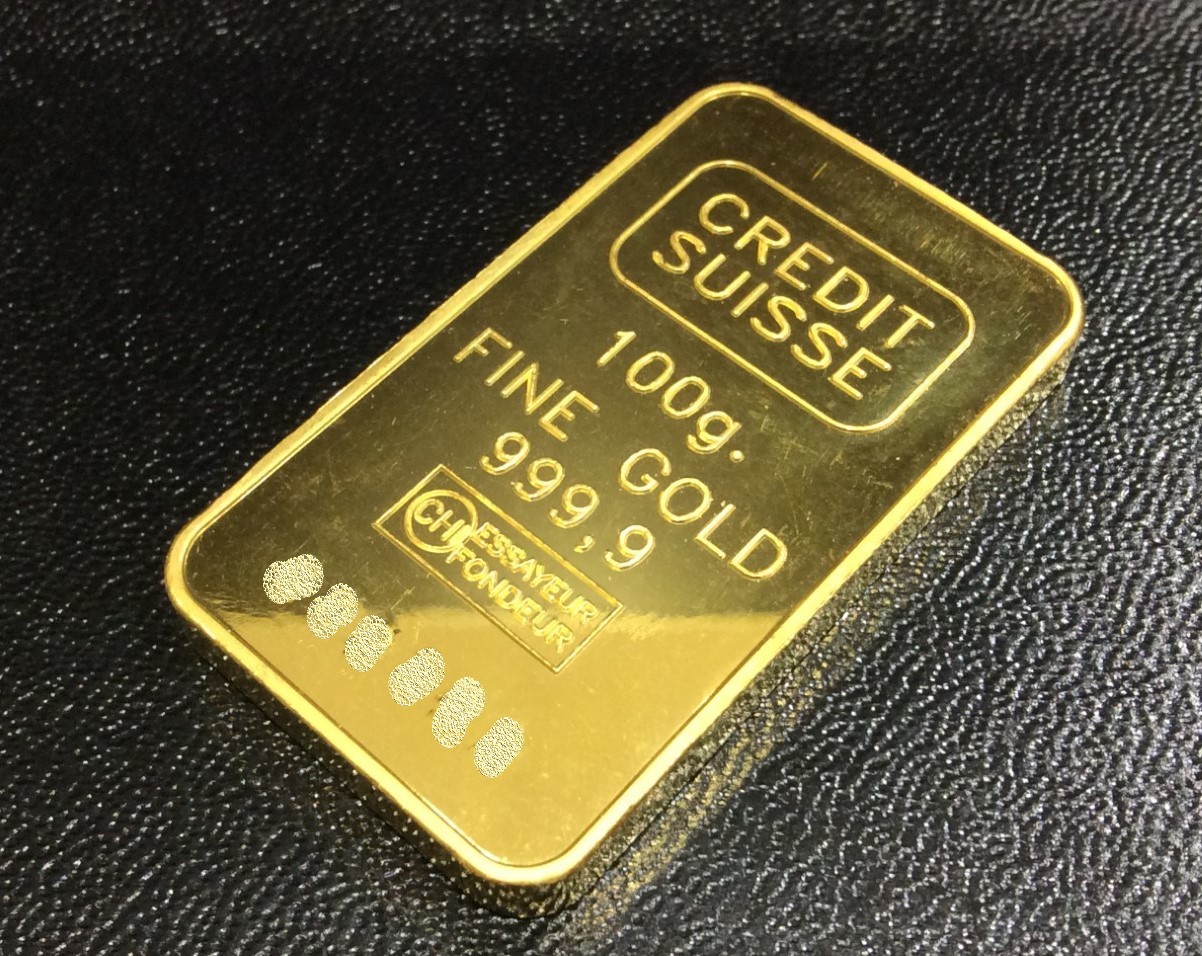 本日 純金 1g 8513円 インゴットバー 100g 高く 金製品 買取 東京都 足立区