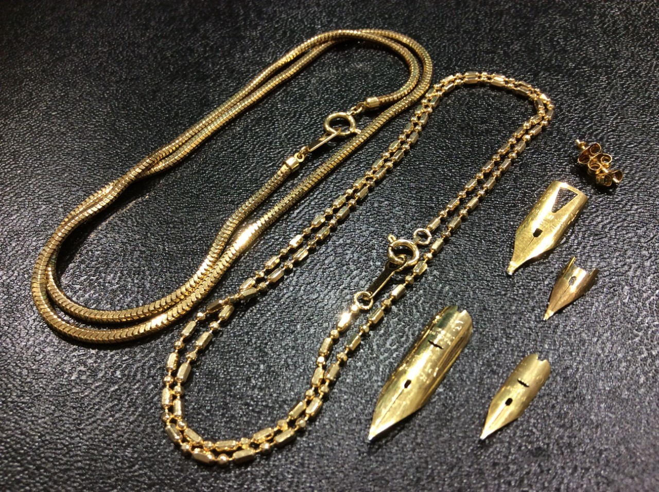 本日 K18金 750刻印 1g 6252円 ネックレス他 13,0g 高く ジュエリー買取 埼玉県