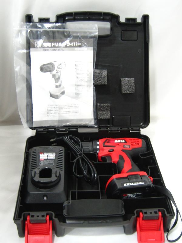 藤原産業 18V充電 ドリルドライバー SDD-180V-15RL 電動工具買取 千葉県 流山市