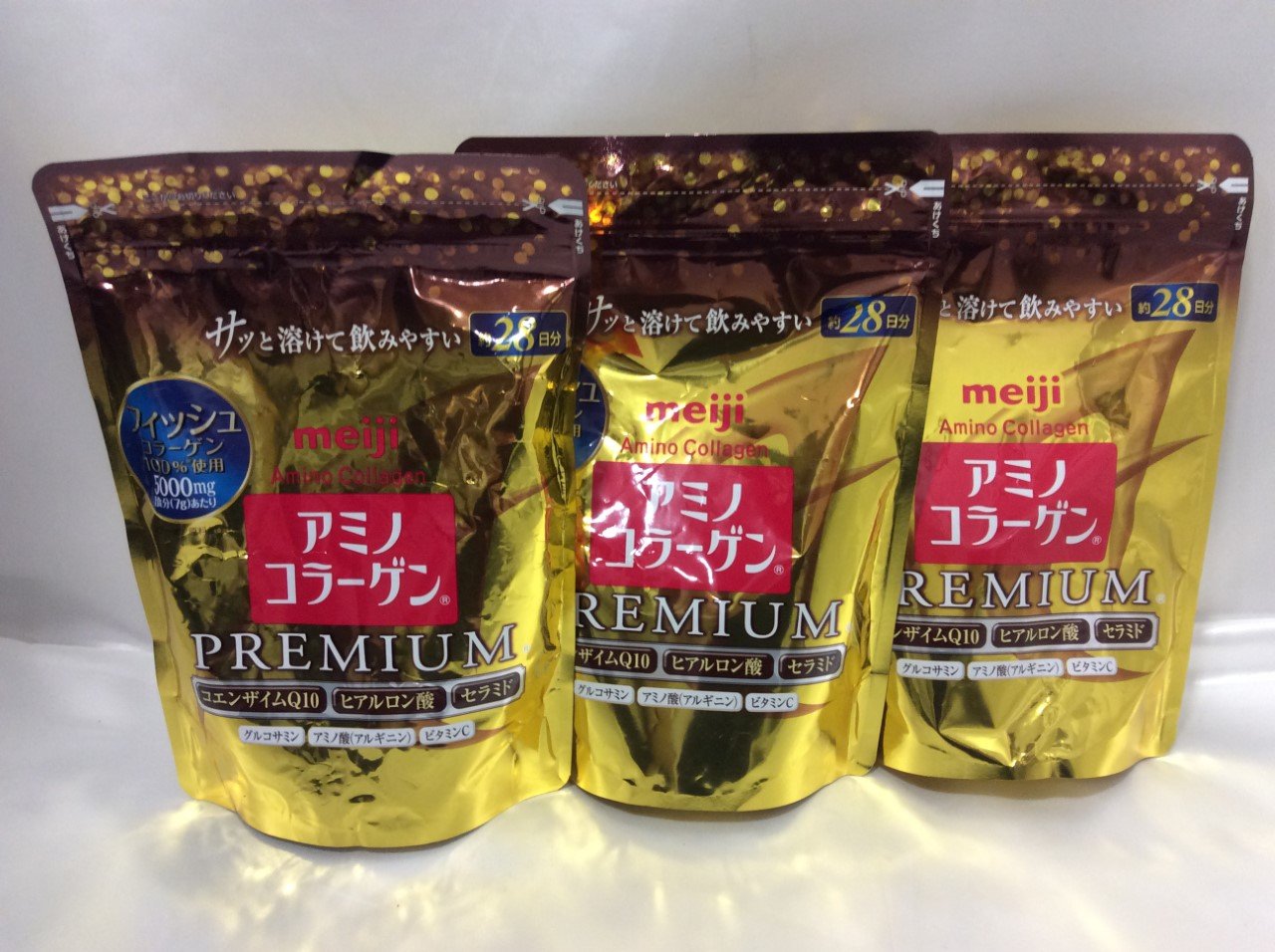meiji アミノコラーゲン プレミアム 3袋 サプリメント 買取 千葉県 流山市