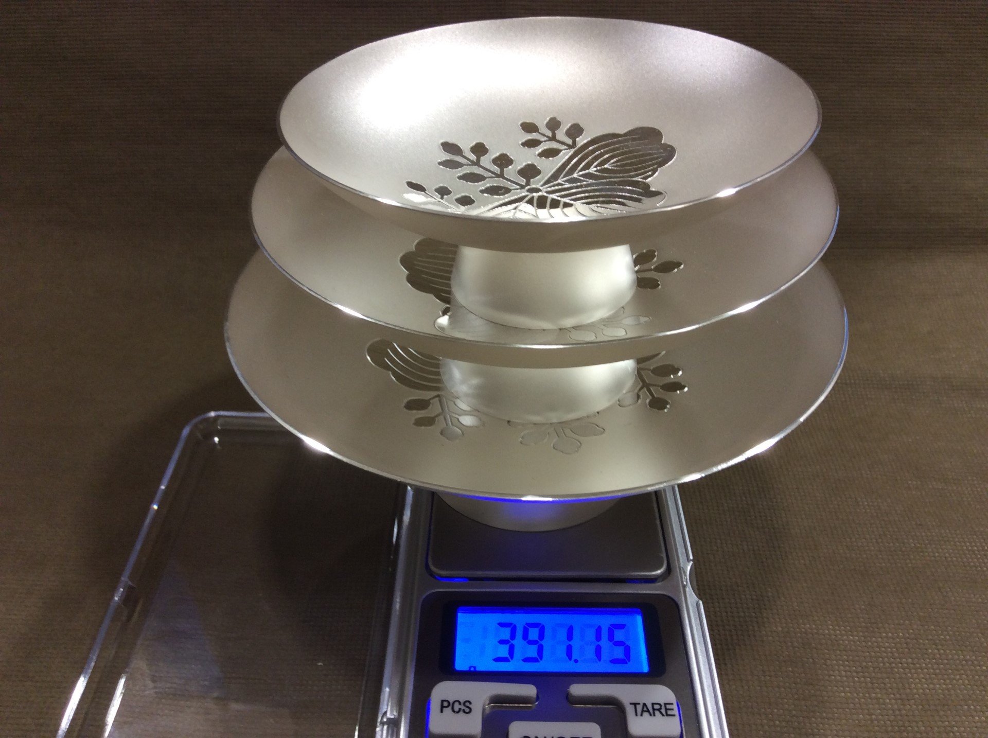 本日 純銀製品 1g 65円 純銀盃 391,4g 買取 シルバー 銀製品買取 千葉県 白井市
