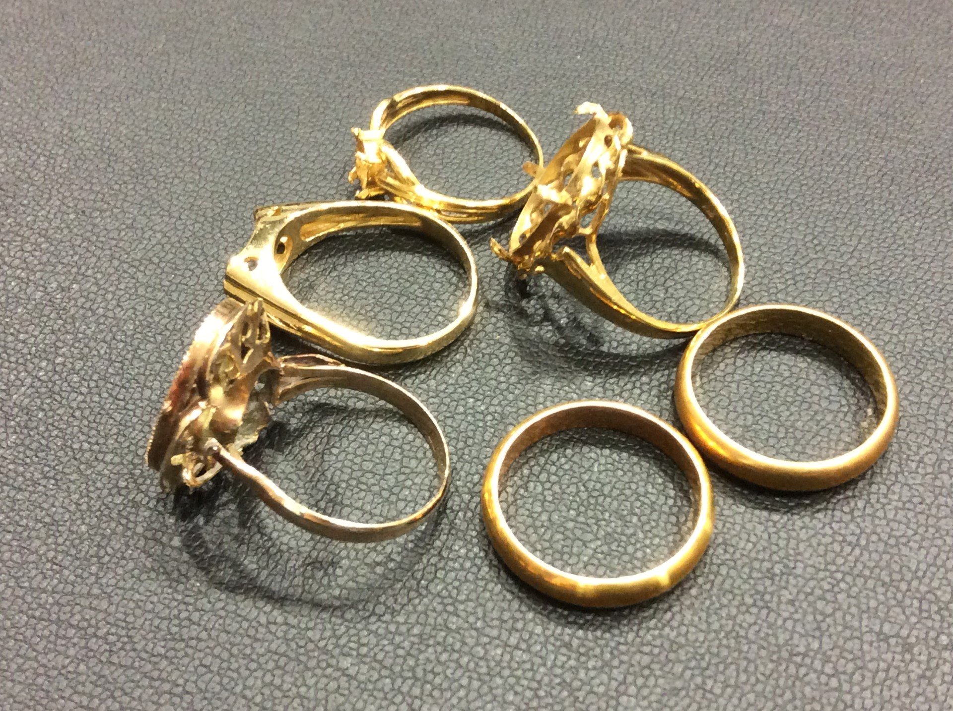本日 K18金 (750刻印) 1g 7652円 指輪6点 17.2g ジュエリー買取 千葉県 柏市