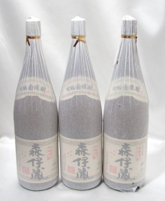 本格焼酎 森伊蔵 かめ壺焼酎 1800ml 3本 お酒買取 千葉県 野田市