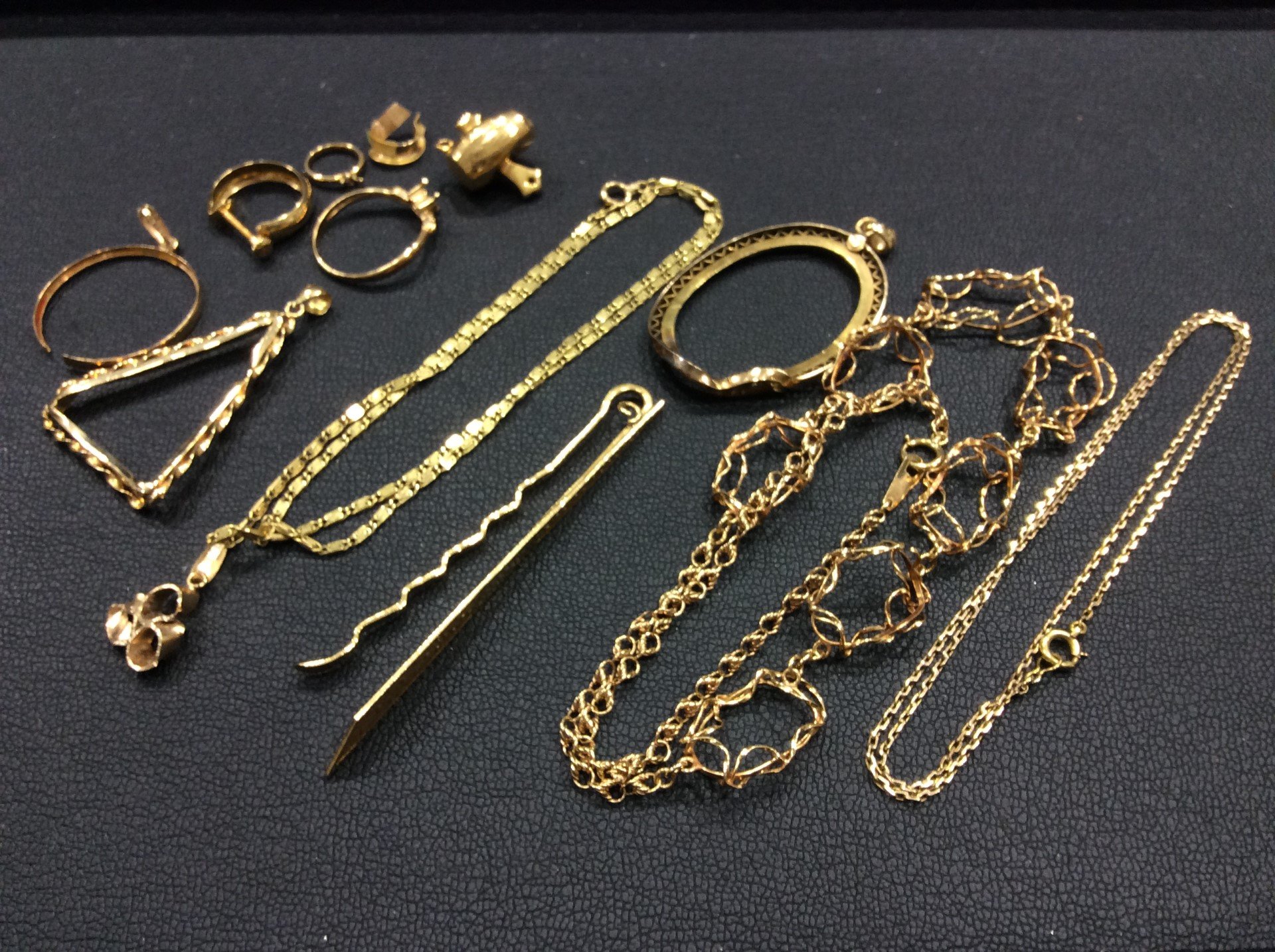 本日 K18 (750刻印) 1g 7820円 トップ 指輪他 30,7g ジュエリー買取 茨城県