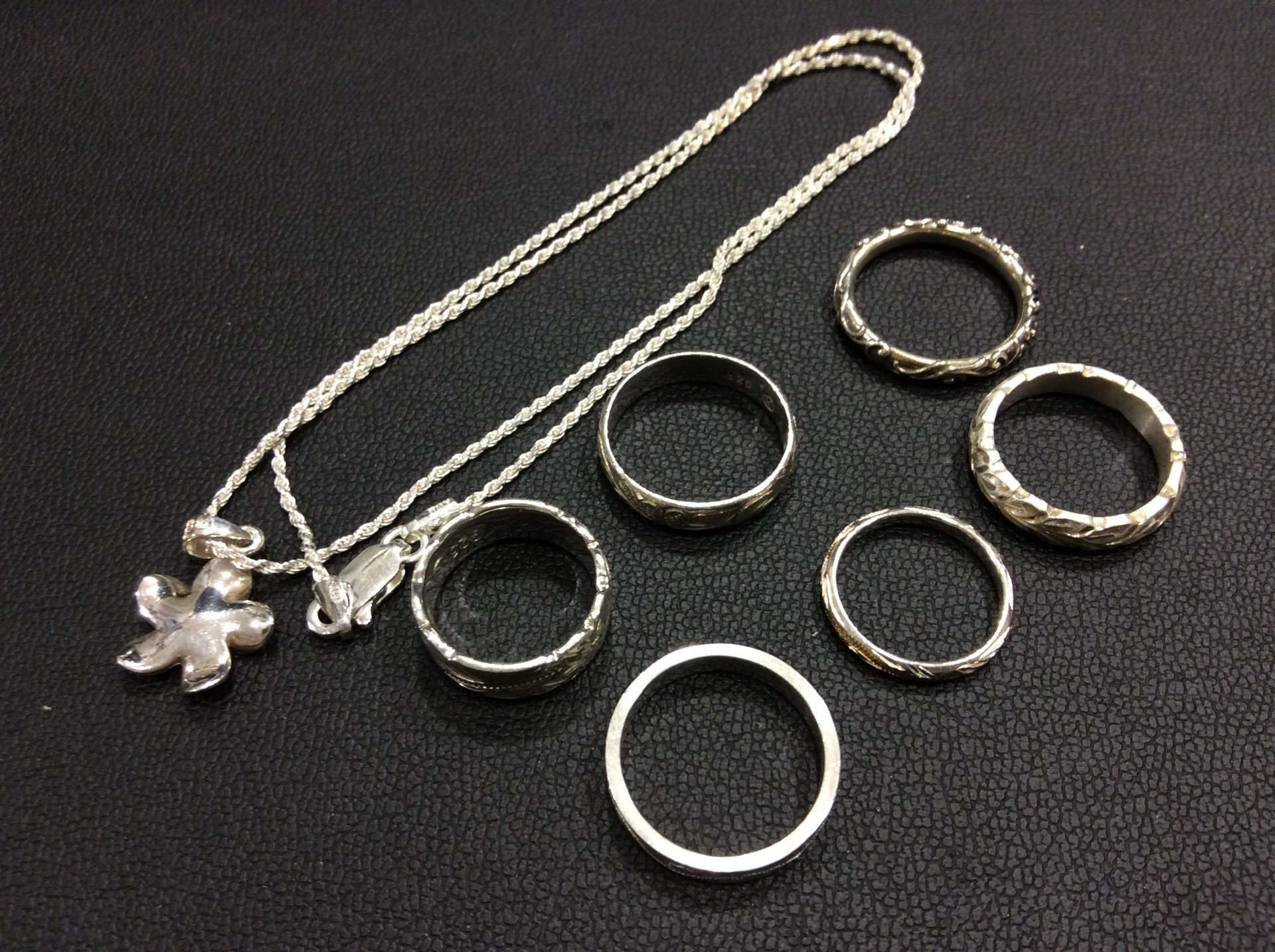 シルバー 925刻印 1g 97円 指輪 ネックレス 15.4g 銀製品 買取 千葉県 印西市