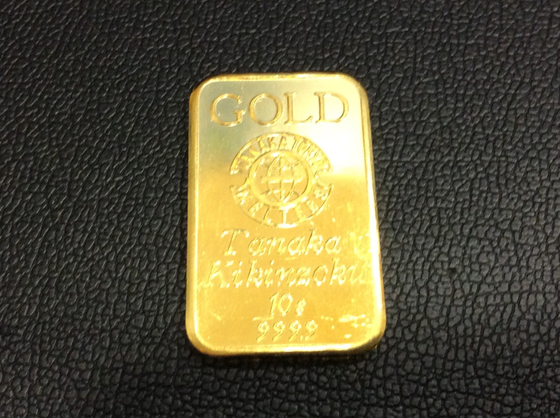 本日 田中貴金属 ゴールドバー 1g 13,953円 純金バー 10g 金買取 千葉県 柏市