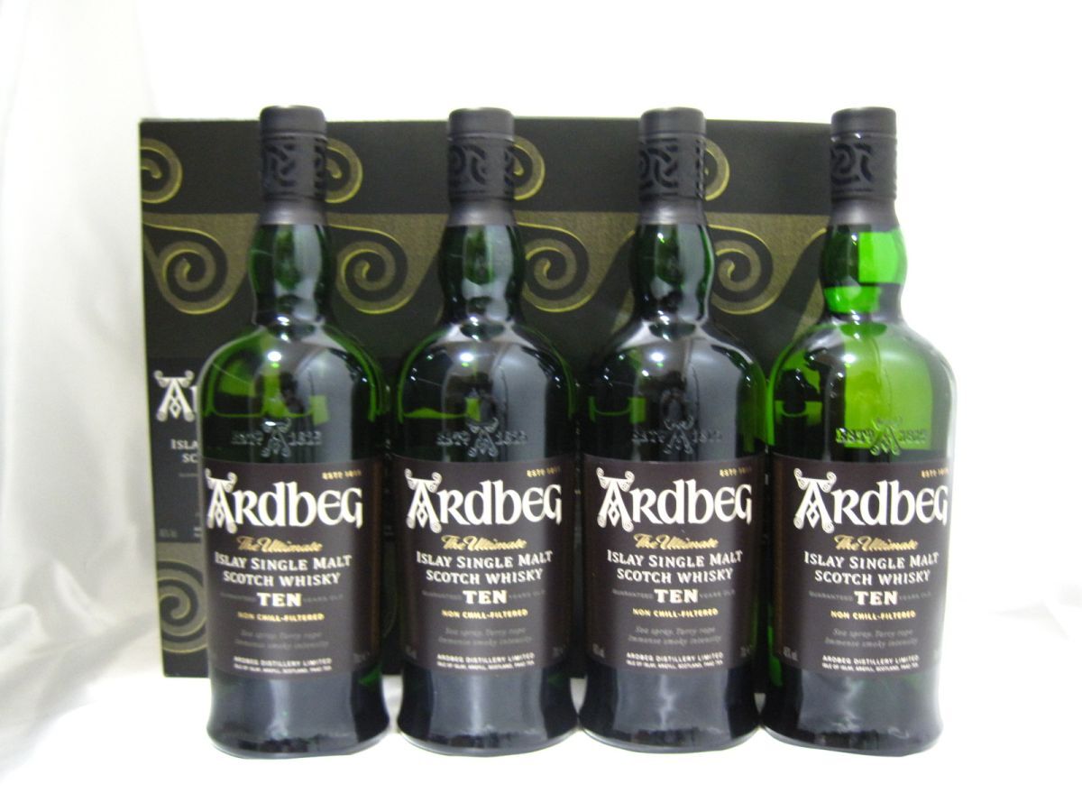 Ardbeg アードベッグ 10年 4本 ウイスキー 酒買取 千葉県 松戸市