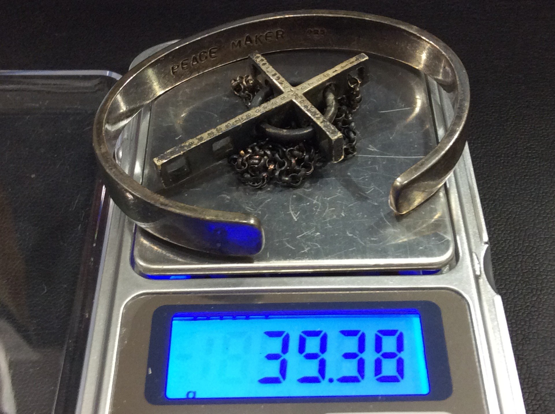 銀 925刻印 1g 81円 バングル他 39,3g シルバー 925刻印 買取 茨城県 牛久市