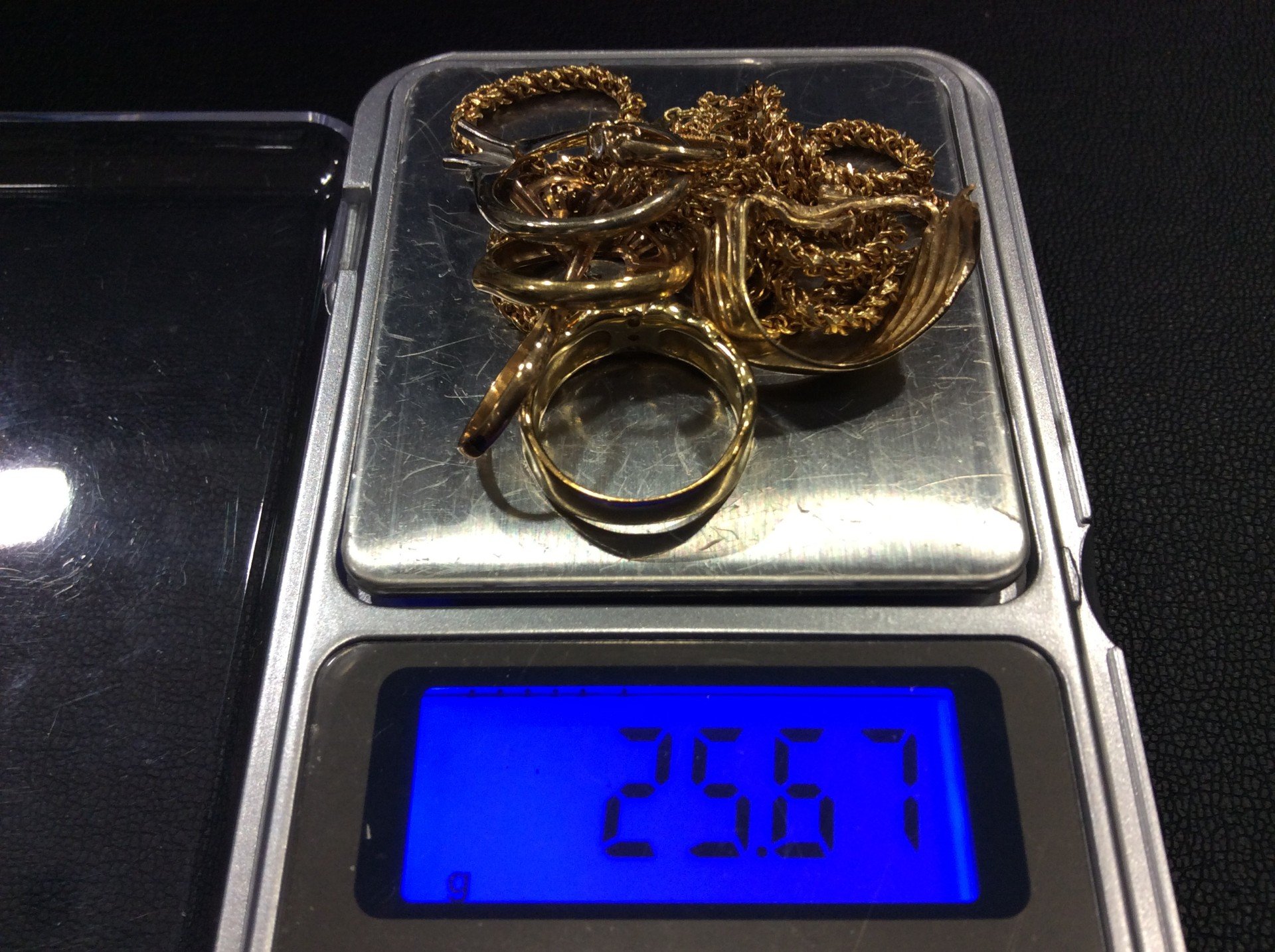 本日 K18 金 750刻印 1g 12,208円 指輪他 25,6g ジュエリー買取 茨城県守谷市