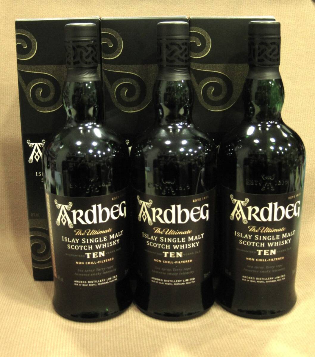 Ardbeg アードベッグ 10年 700ml 3本 ウイスキー 酒買取 茨城県 守谷市