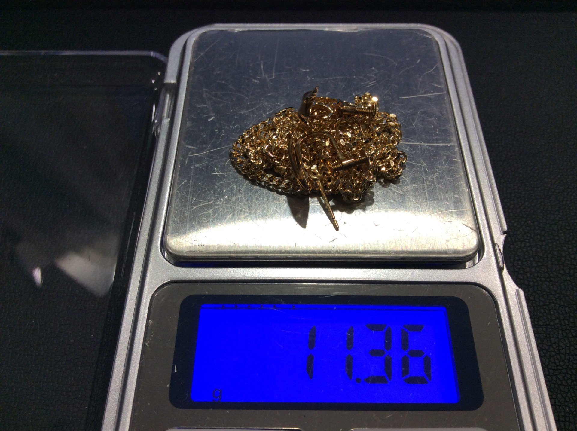 本日 K18 金 750刻印 1g 11,950円 ネックレス他 11,3g ジュエリー買取 茨城県
