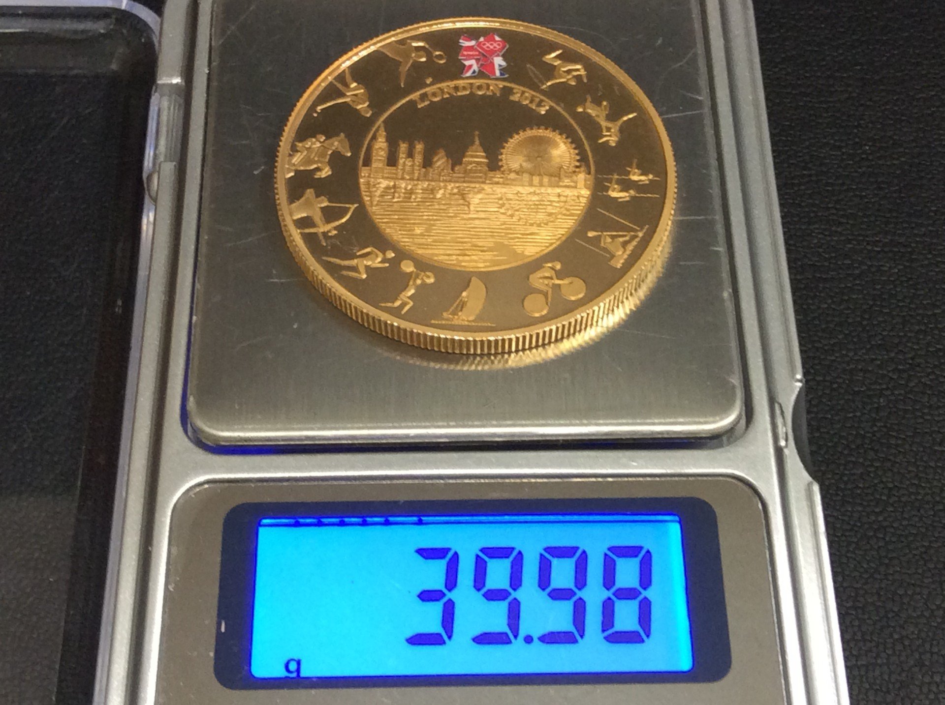 ロンドン 2012 オリンピック 記念コイン 39,9g 金貨買取 茨城県 土浦市