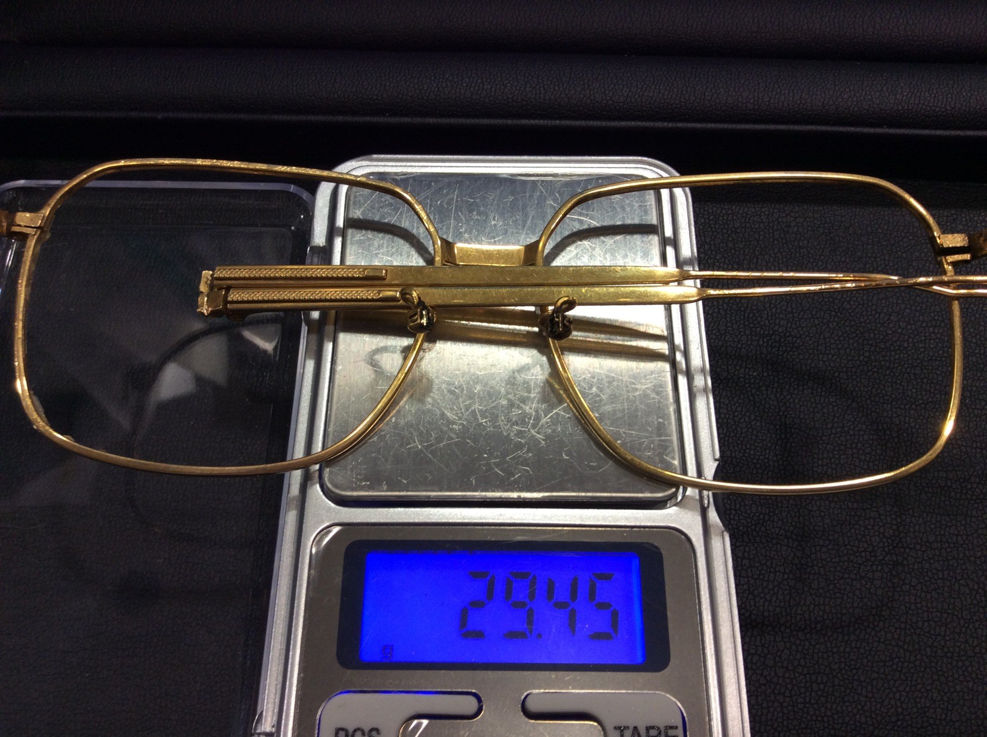 本日 金無垢 K18 フレーム 1g 15,976円 メガネフレーム 29,4g買取 千葉県鎌ヶ谷市