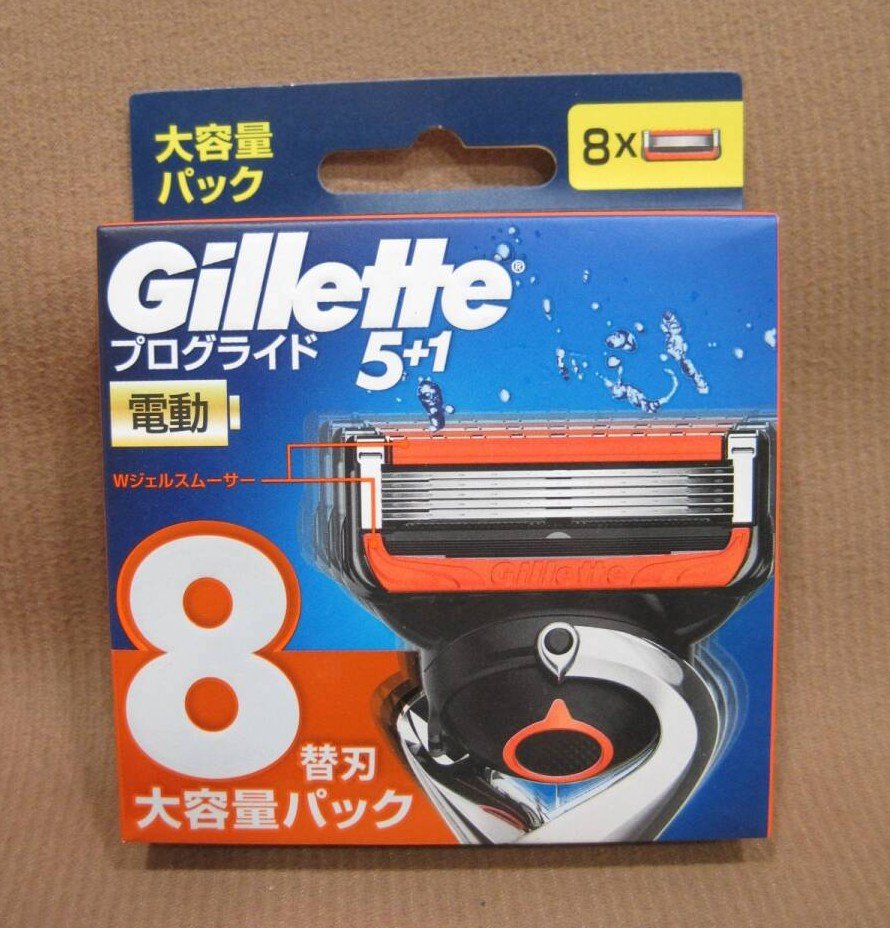 ジレット プログライド 5＋1 Wジェルスムーサー 電動タイプ 8替刃入 買取 千葉県 柏市