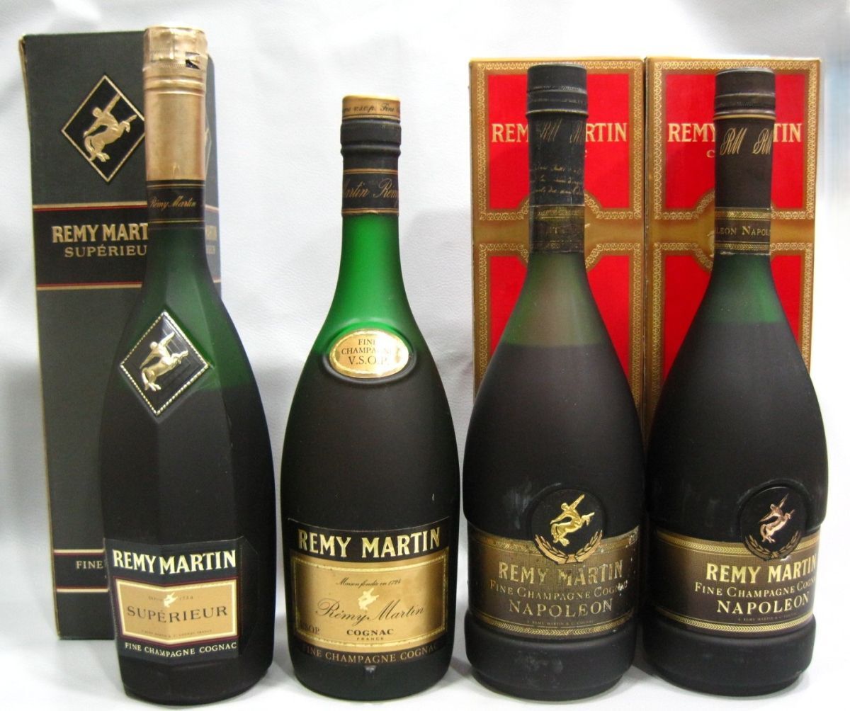 レミーマルタン ブランデー 4本 スペリオール他 お酒買取 千葉県 野田市
