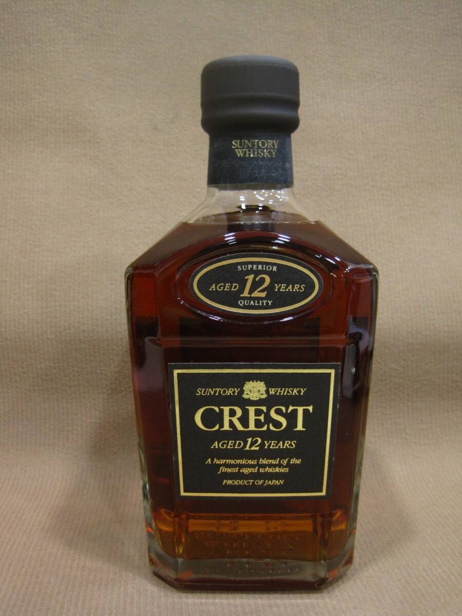 サントリー クレスト 12年 750ml ウイスキー お酒買取 千葉県 我孫子市