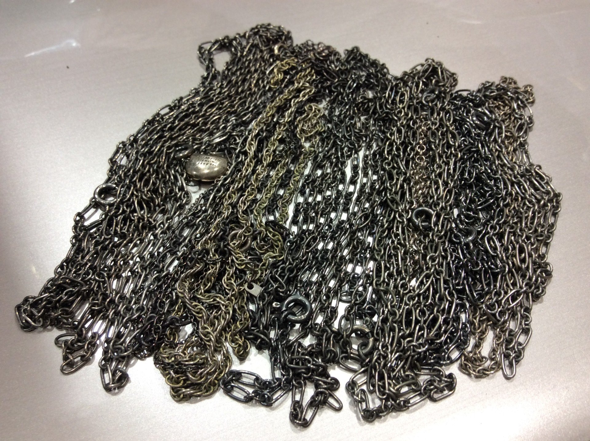 本日 シルバー 925刻印 1g 159円 ネックレス 74,4g 銀製品買取 茨城県 坂東市