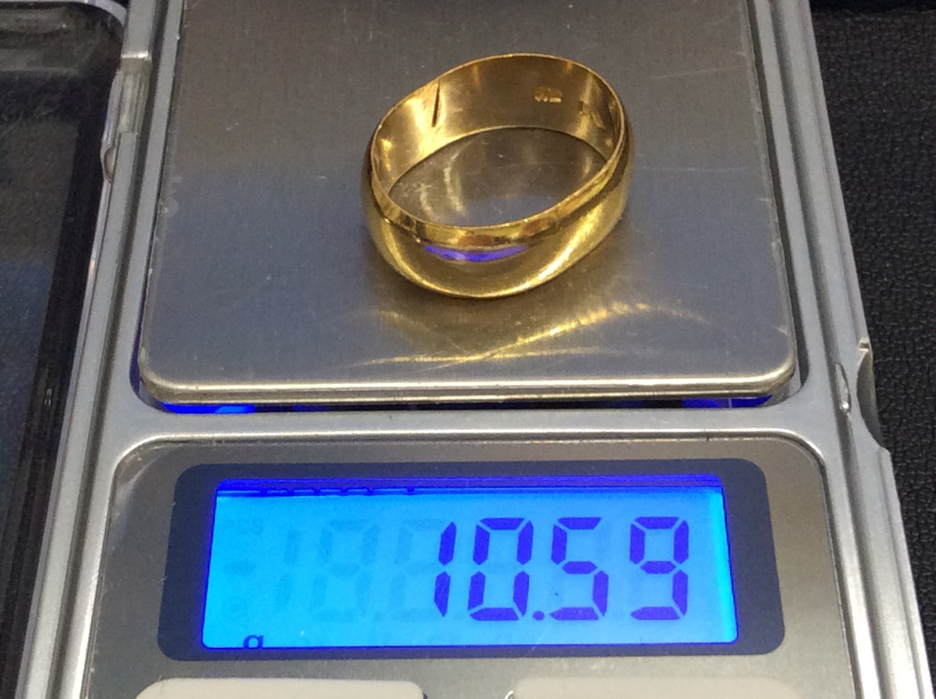 本日 K24 純金 1g 22,104円 純金リング 10,5g 金買取 千葉県 柏市