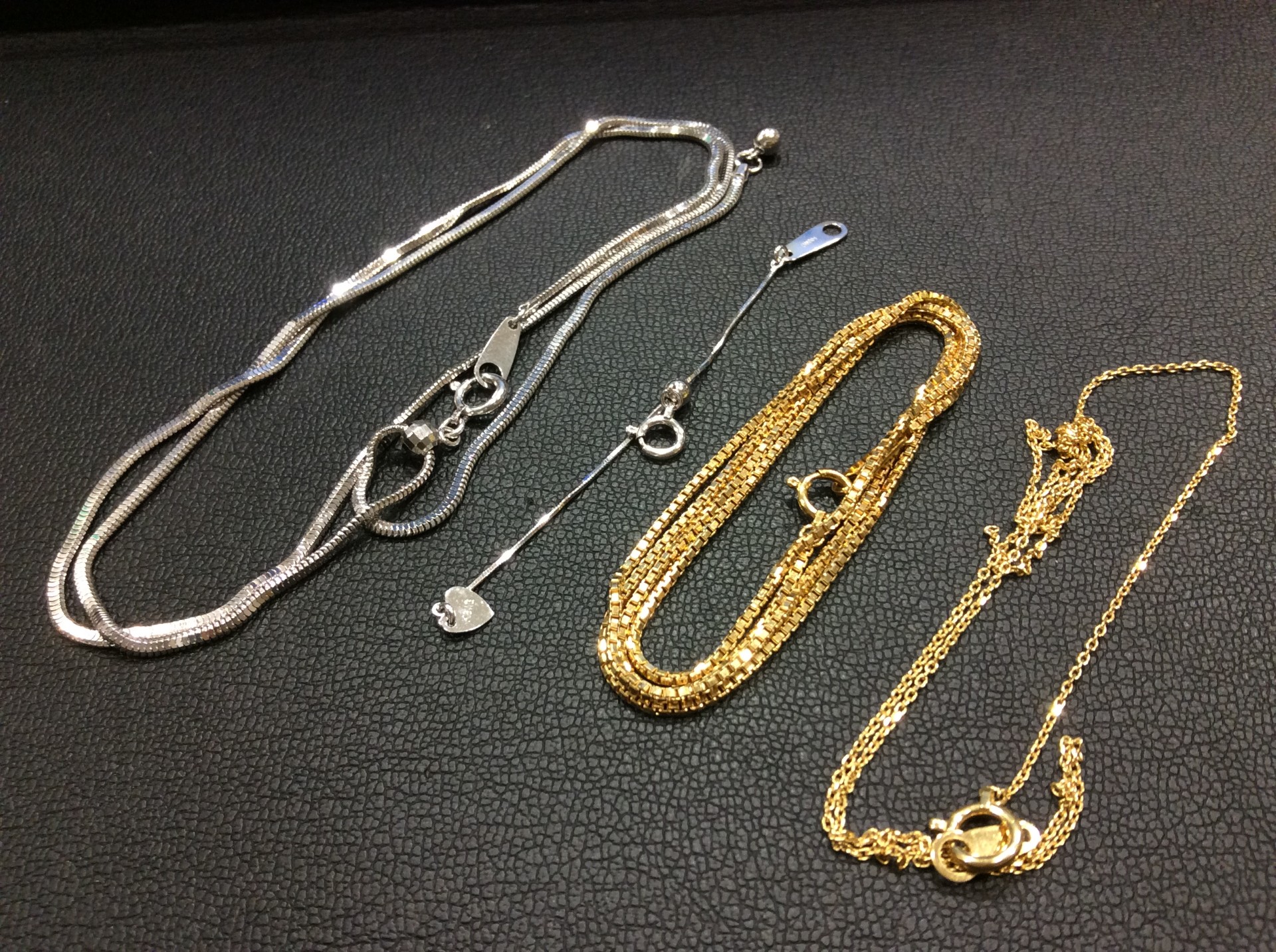 本日 K18 (750刻印) 1g 18,132円 ネックレス 14,3g 金買取 千葉県 八千代市