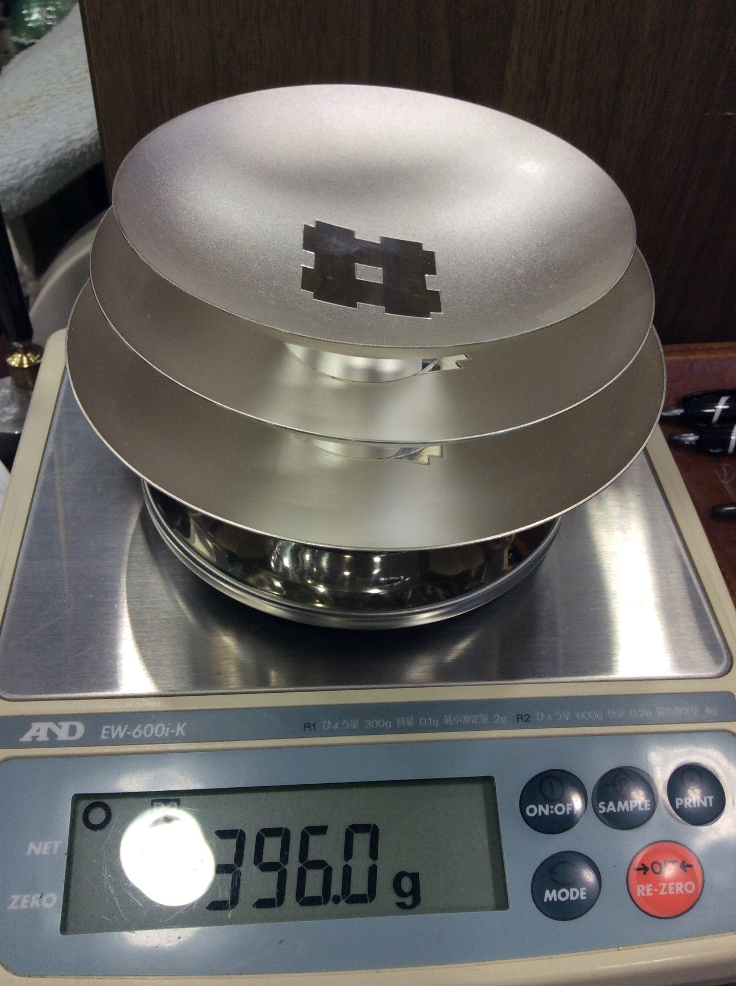 本日 純銀製品 1g 293円 純銀盃 396,0g シルバー買取 千葉県 柏市