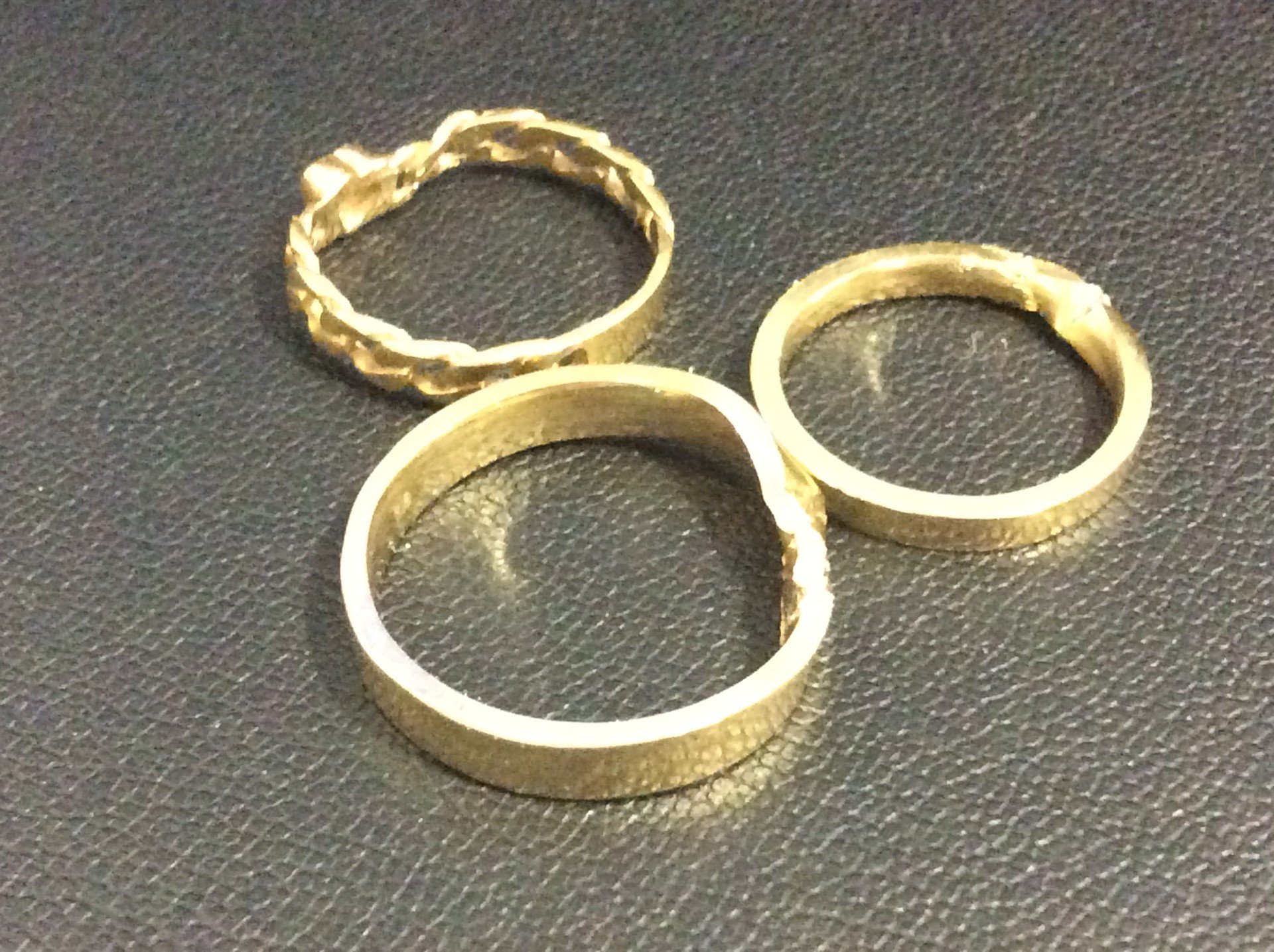 本日 K18 金 1g 19,237円 指輪3点 10,8g 金製品買取 千葉県 白井市