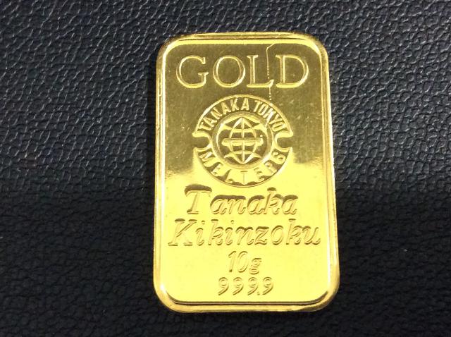 本日 純金 1g 27,943円 田中貴金属 インゴット バー 10g 金買取 埼玉県 吉川市