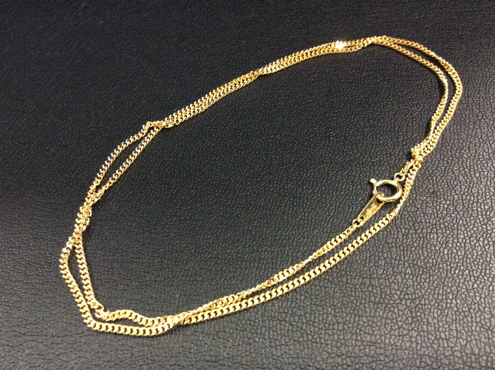 本日 K18 金 1g 17,870円 ネックレス 5,1グラム 金買取 千葉県 流山市