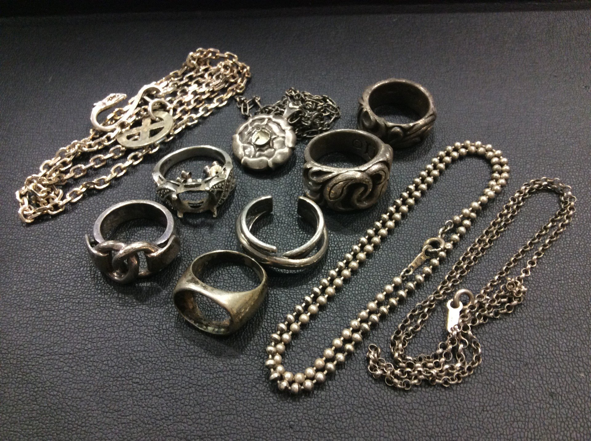 本日 シルバー 925刻印 1g 314円 指輪他 134,8g 銀製品買取 茨城県 つくば市