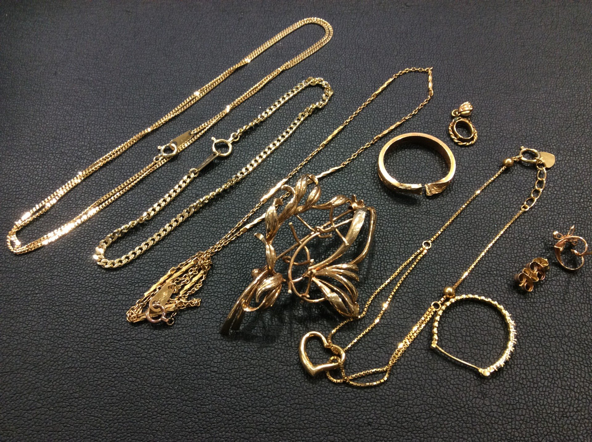 本日 K18 金 750刻印 1g 20,583円 ネックレス他 24,5g 金買取 千葉県 我孫子